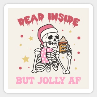 Dead Inside But Jolly Af Magnet